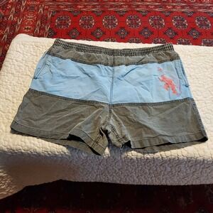 Vintage Gotcha 90s Surf Board Shorts Mens 32 Blue Black Colorblock Swim Trunks